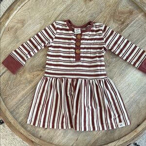 Lulu and Roo Dress ( Currently Little Road) striped dress Size 18-24 months